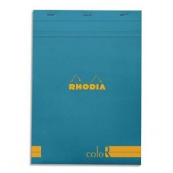 RHODIA Bloc coloR agrafé...